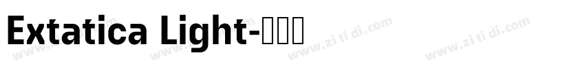 Extatica Light字体转换
